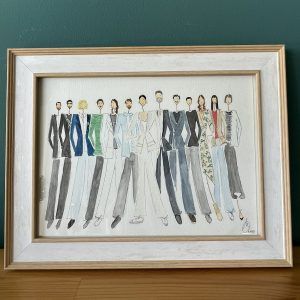 Ilustración grupal hasta 9 personas